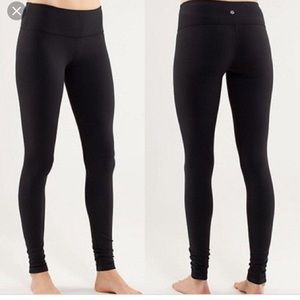 Lululemon Wonder Under Black Leggings